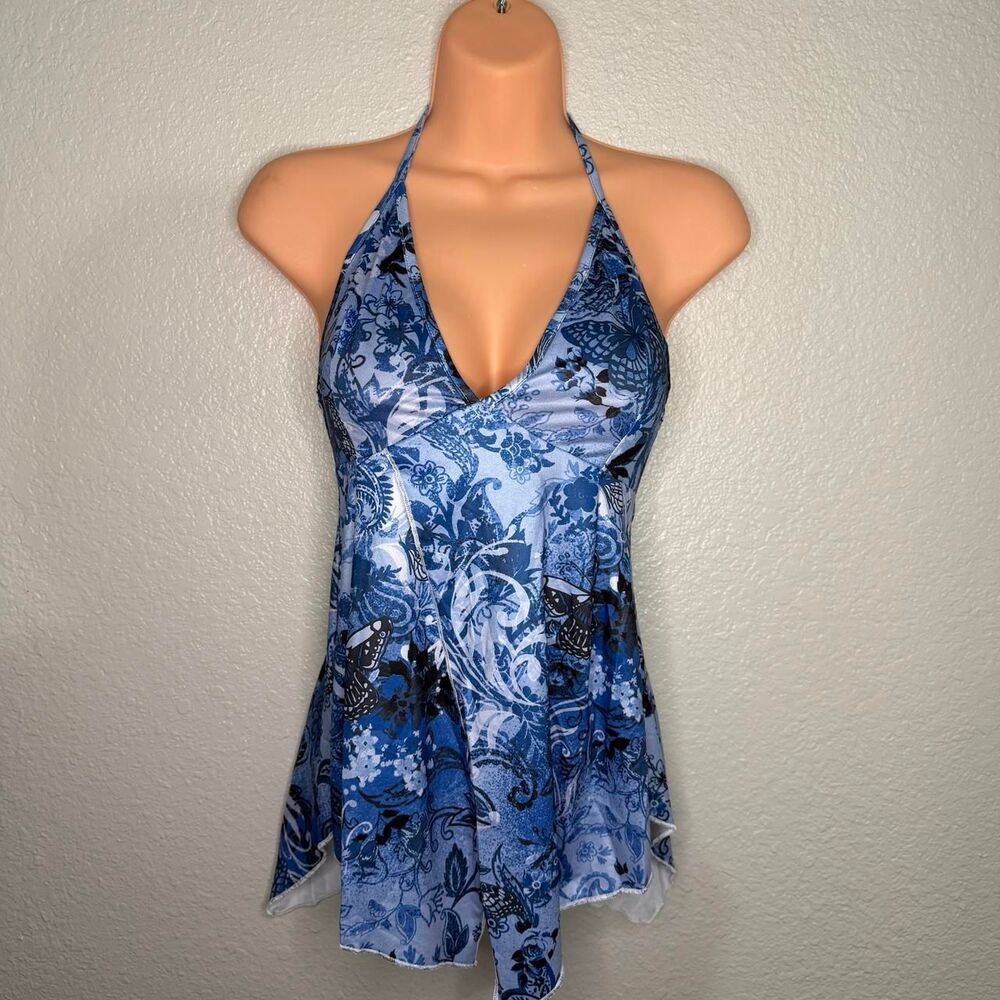 Unbranded Women's Blue Crop-top